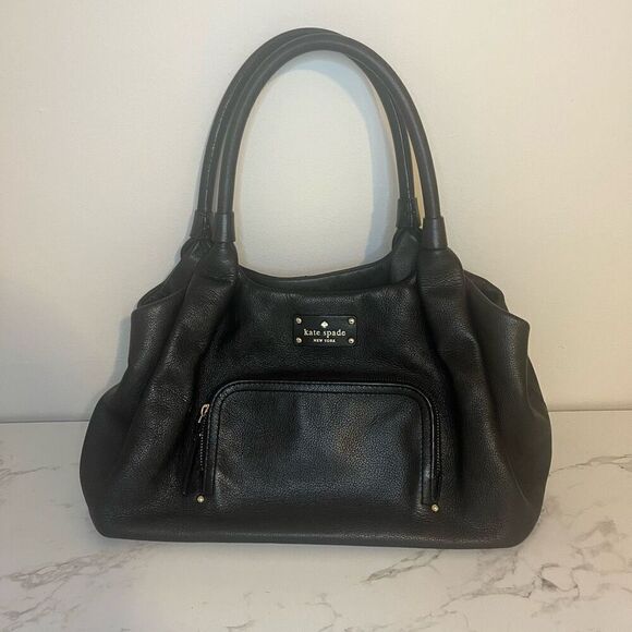 Kate Spade New York Baxter Street Stevie Leather Shoulder Bag - Picture 2 of 8